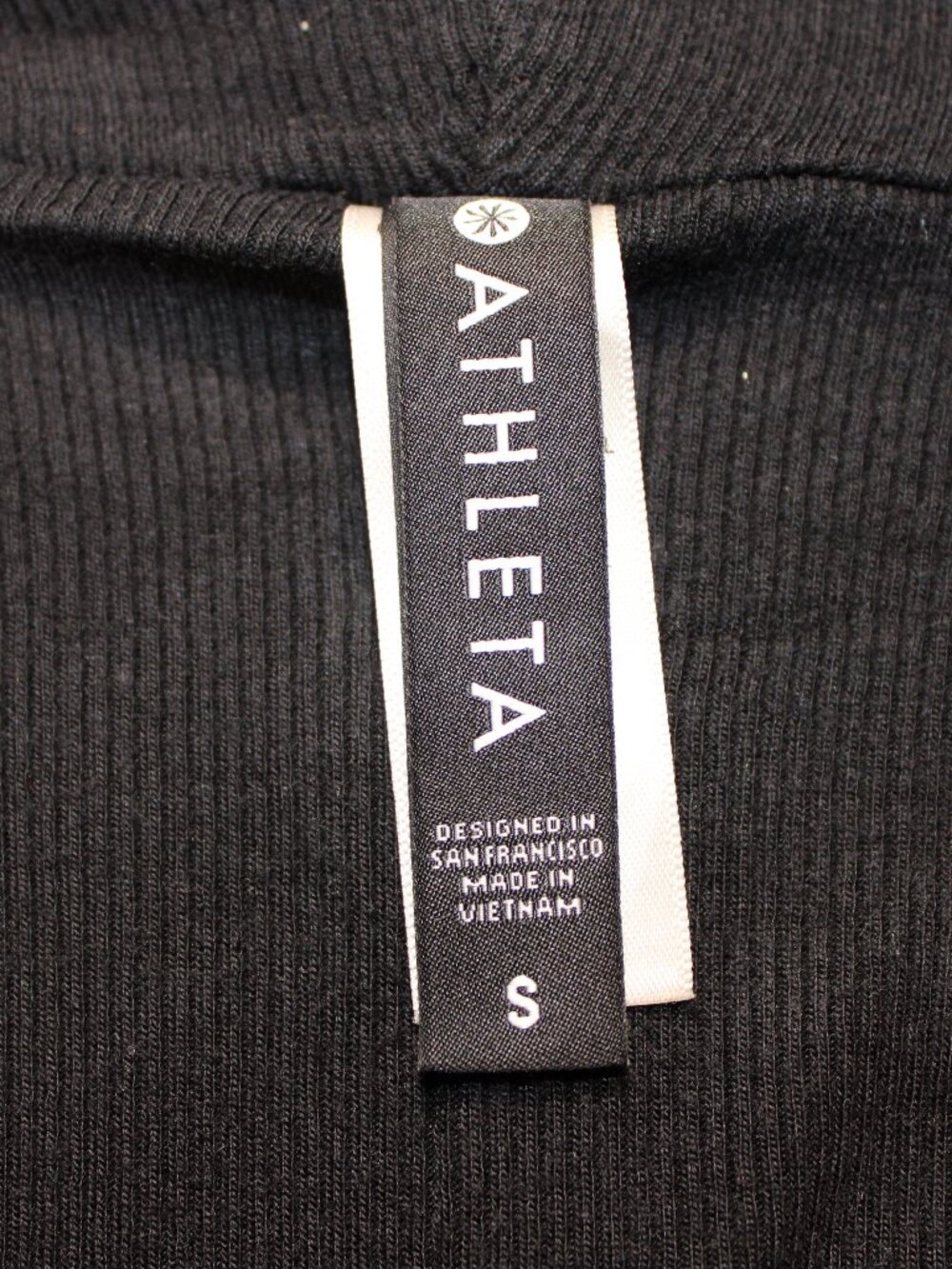 Athleta Women's Black Open Front Longline Draped Cardigan with Pockets - Picture 12 of 14